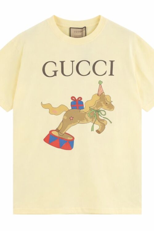 Gucci Cartoon Circus Short-Sleeve T-Shirt